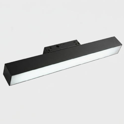 20mm magnetic LED module with diffuser, Osram light source and black finish