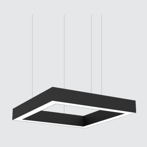 Linear LED Profile Light 15W per meter with PMMA Diffuser, 2835 SMD LED, Hanging Surface Recessed Mount Options, 35 52 75 Series