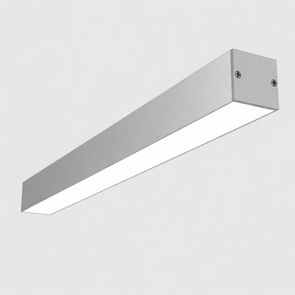 Recessed Concealed LED Aluminium Profile Light 15W with PMMA Diffuser, 2835 SMD LED Strip, External 36V DC Driver Linear Lighting.