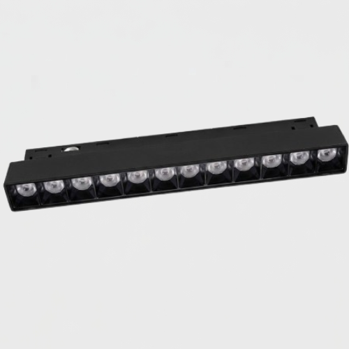 20mm magnetic LED module with 12x1W Osram LEDs, 24 degree beam and black finish