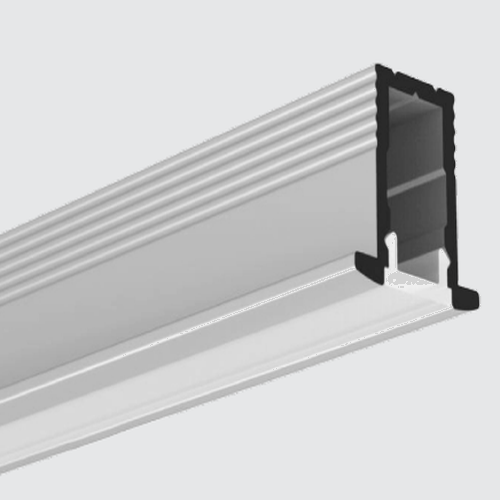 Recessed LED Aluminium Profile Light with Polycarbonate Diffuser, 2835 SMD LED Strip, 24V DC Linear Lighting 10W 15W per meter