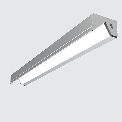 Surface LED Aluminium Profile Light 10W 17x20x11mm with Polycarbonate Diffuser, 2835 SMD LED Strip, 24V DC Linear Lighting