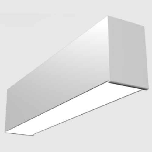 Suspended LED Aluminium Profile Light 24W 52x75mm with PMMA Diffuser, 2835 SMD LED Strip, 36V DC Linear Lighting