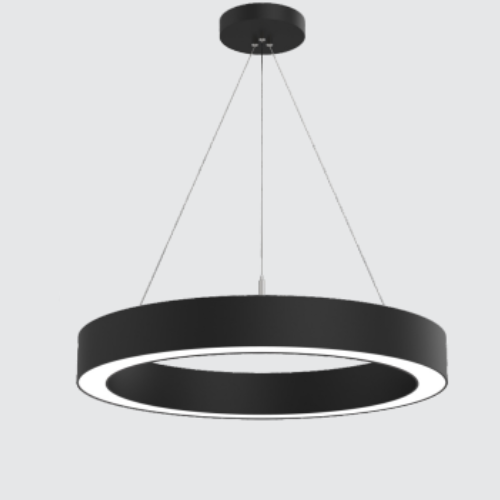 Round LED Aluminium Profile Light 30W 40W 55W with PMMA Diffuser, 2835 SMD LED, Hanging and Surface Mount Circular Lighting