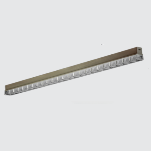 Suspended Compact LED Aluminium Profile Light 10W per foot 30x39mm with PC Diffuser, 2835 SMD LED Strip, 36V DC Linear Lighting 45 Degree Beam