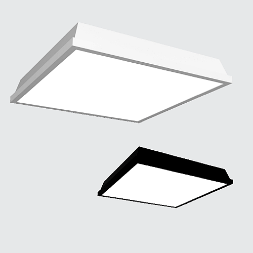 Recessed LED Panel Light 40W 595x595mm with PMMA Diffuser, 2835 SMD LED, Aluminium Housing, 36V DC Commercial Lighting