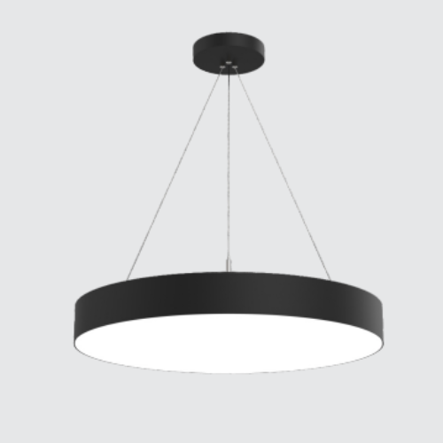 Suspended Round LED Light 20W 30W 40W with PMMA Diffuser, 2835 SMD LED, Circular Hanging Pendant Lighting